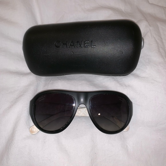 Chanel Vintage Rubber Sunglasses - Picture 1 of 7